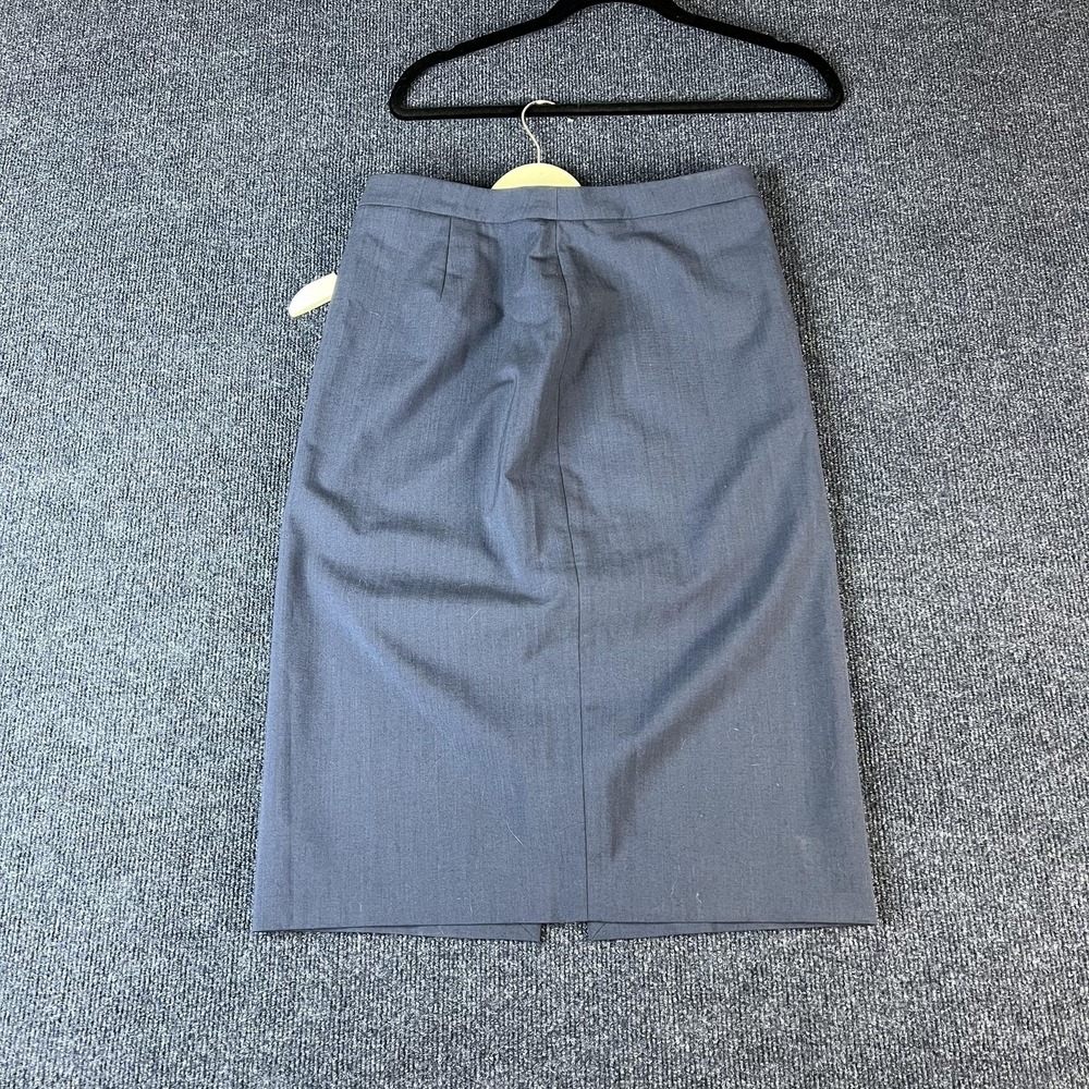 Banana‎ Republic Skirt Womens 4 Gray Pencil Career Lined Work Office Midi